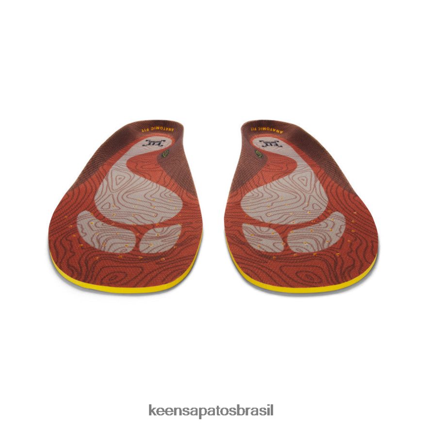 KEEN acessórios J8VDXX326 laranja queimado palmilha de reposição k-10 externa homens - Image 2