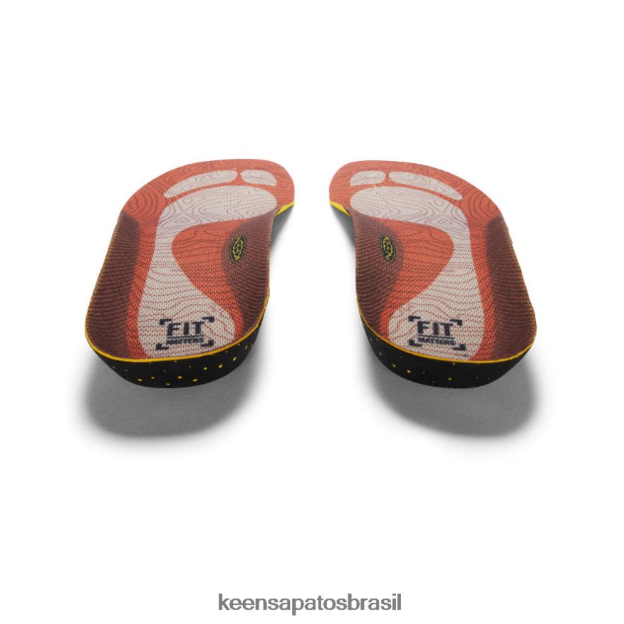 KEEN acessórios J8VDXX326 laranja queimado palmilha de reposição k-10 externa homens - Image 4
