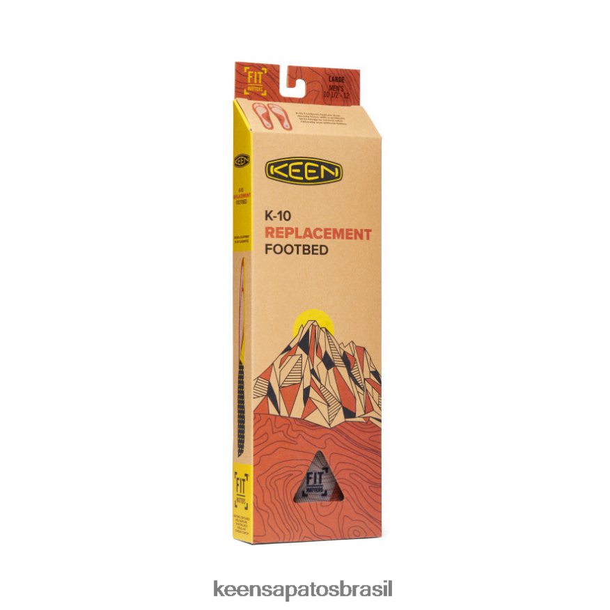 KEEN acessórios J8VDXX326 laranja queimado palmilha de reposição k-10 externa homens - Image 5