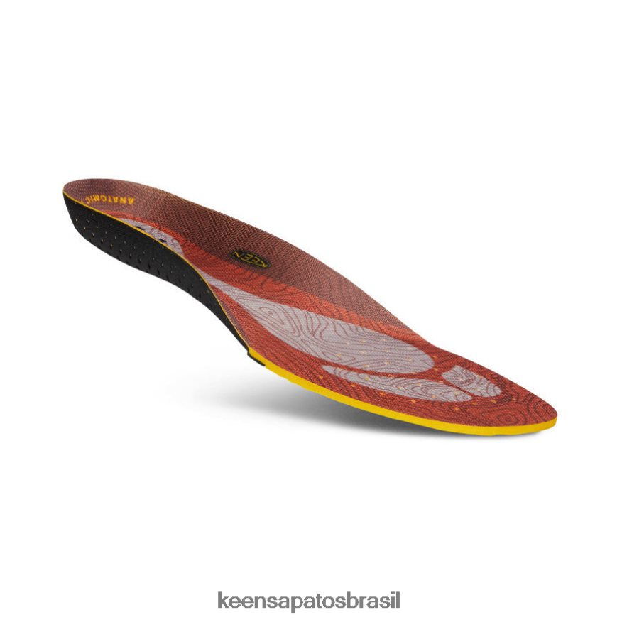 KEEN acessórios J8VDXX326 laranja queimado palmilha de reposição k-10 externa homens - Image 1
