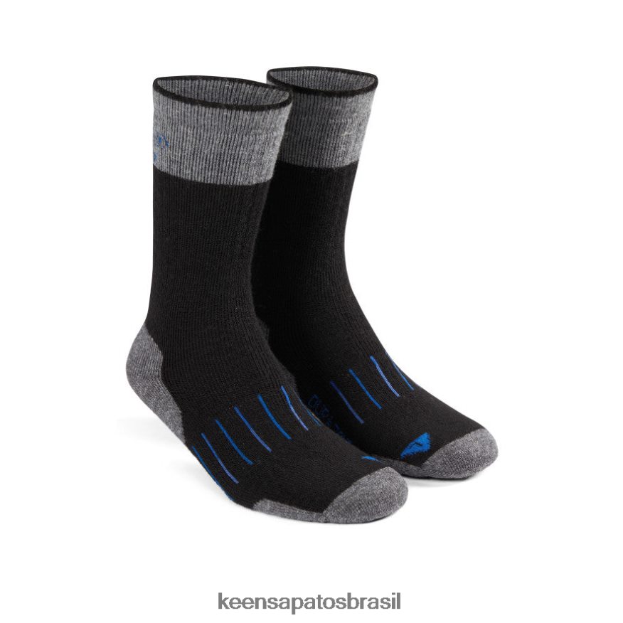 KEEN acessórios J8VDXX334 preto meia pittsburg double denier média homens - Image 1