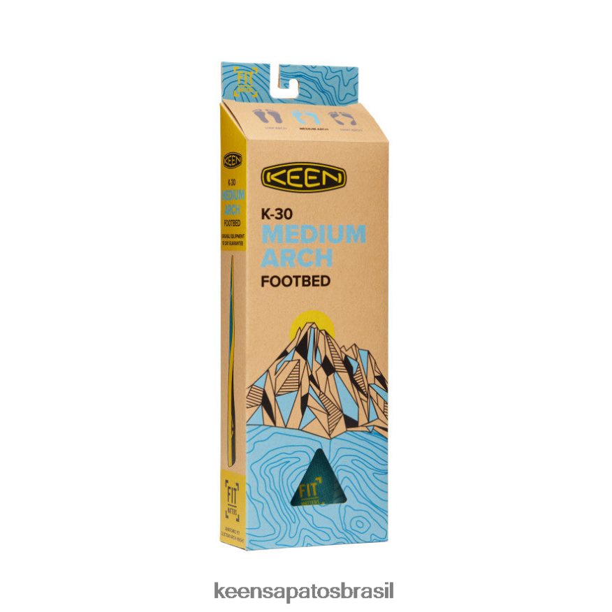 KEEN acessórios J8VDXX657 azul palmilha outdoor k-30 de arco médio mulheres - Image 5