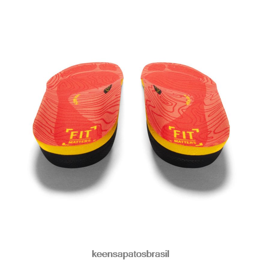 KEEN acessórios J8VDXX659 vermelho palmilha de arco alto k-30 para exterior mulheres - Image 4