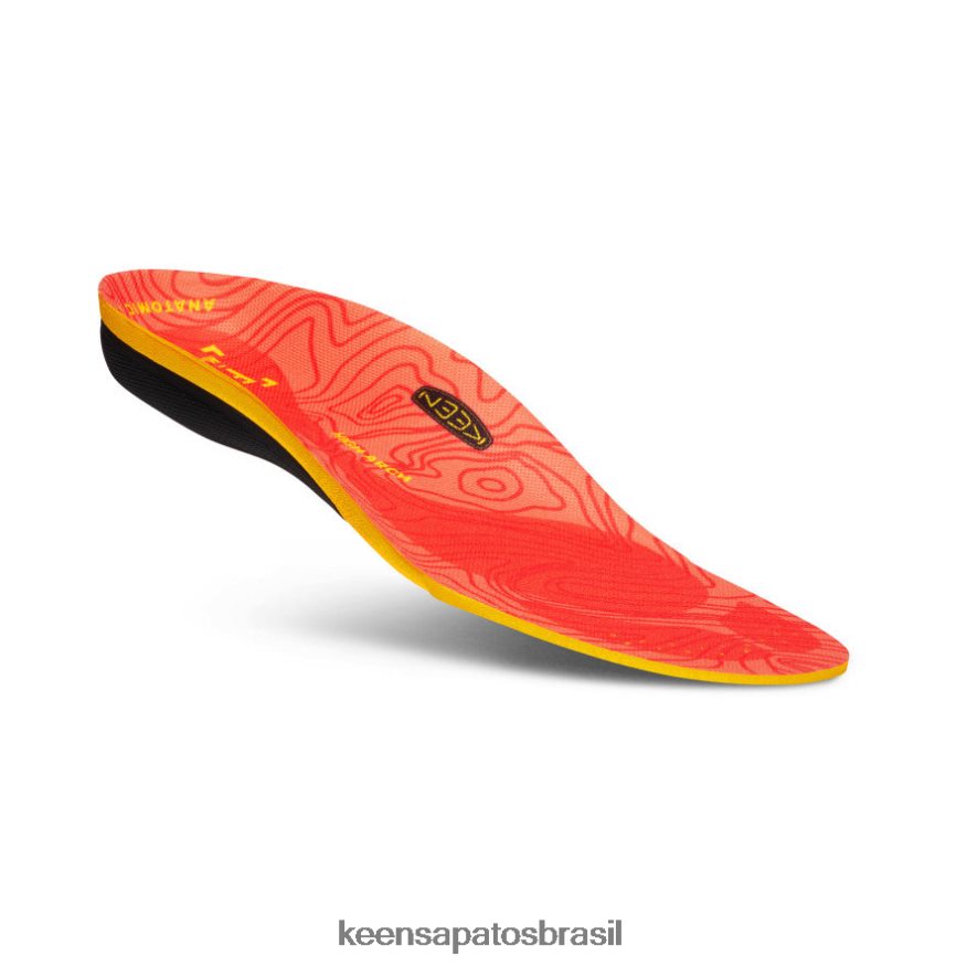 KEEN acessórios J8VDXX659 vermelho palmilha de arco alto k-30 para exterior mulheres - Image 1