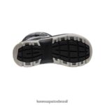 KEEN calçados J8VDXX1000 prata negra bota impermeável troll da neve Crianças grandes - Image 4