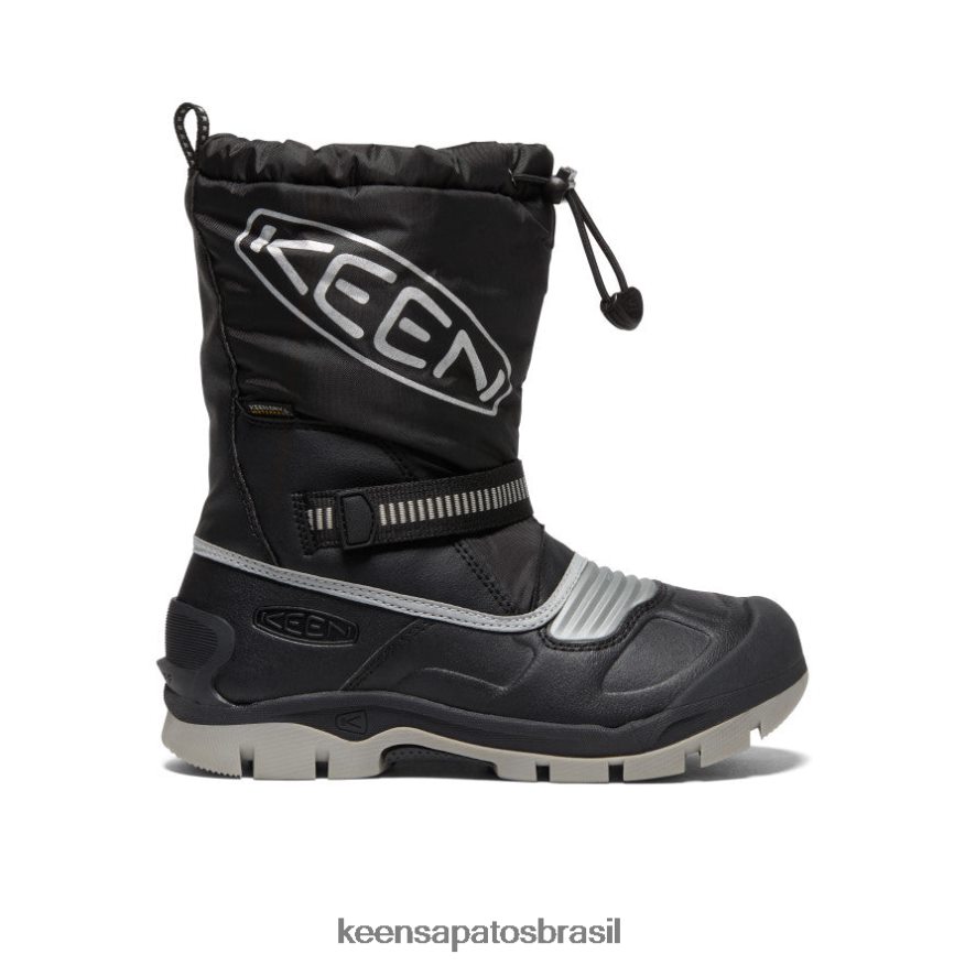 keen_calcados_j8vdxx1000_prata_negra_bota_impermeavel_troll_da_neve_criancas_grandes.jpg KEEN calçados J8VDXX1000 prata negra bota impermeável troll da neve Crianças grandes - Image 1
