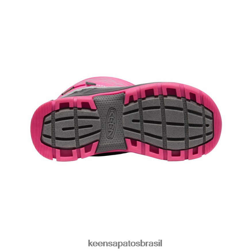 KEEN calçados J8VDXX1001 roxo fúcsia/prata bota impermeável troll da neve Crianças grandes - Image 4