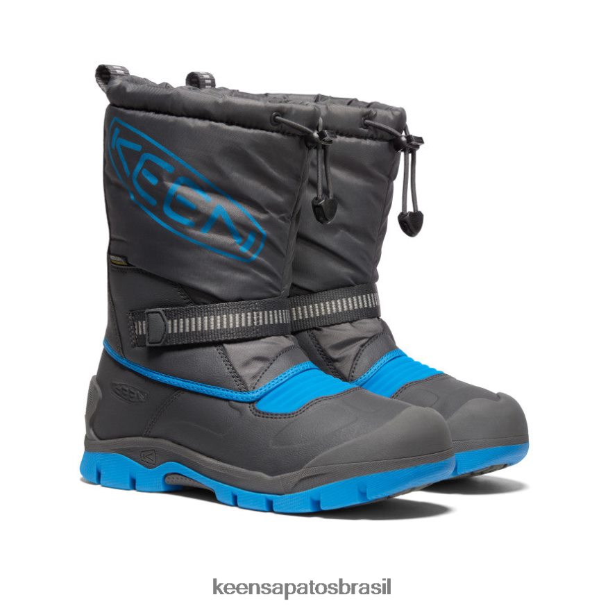 KEEN calçados J8VDXX1002 ímã/áster azul bota impermeável troll da neve Crianças grandes - Image 2