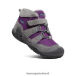 KEEN calçados J8VDXX1004 cinza aço/carisma nó chukka Crianças grandes - Image 3