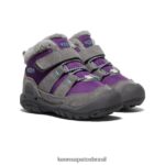KEEN calçados J8VDXX1005 cinza aço/carisma nó chukka crianças - Image 2