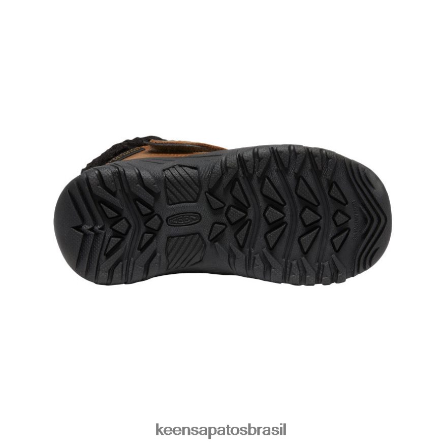 KEEN calçados J8VDXX1009 coco torrado/vapor bota impermeável kootenay iv criancinhas - Image 4