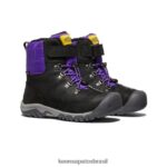 KEEN calçados J8VDXX1014 preto/roxo bota impermeável greta Crianças grandes - Image 2