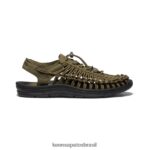 KEEN calçados J8VDXX113 azeitona escura/preta deselegante homens