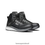 KEEN calçados J8VDXX140 vapor/preto vista energy mid (biqueira de fibra de carbono) homens - Image 2
