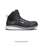 KEEN calçados J8VDXX140 vapor/preto vista energy mid (biqueira de fibra de carbono) homens