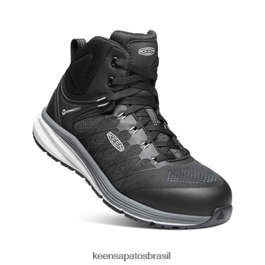 KEEN calçados J8VDXX140 vapor/preto vista energy mid (biqueira de fibra de carbono) homens - Image 3