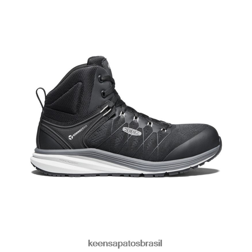 KEEN calçados J8VDXX140 vapor/preto vista energy mid (biqueira de fibra de carbono) homens - Image 1