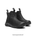 KEEN calçados J8VDXX145 Corvo Preto bota impermeável de ancoragem iii homens - Image 2