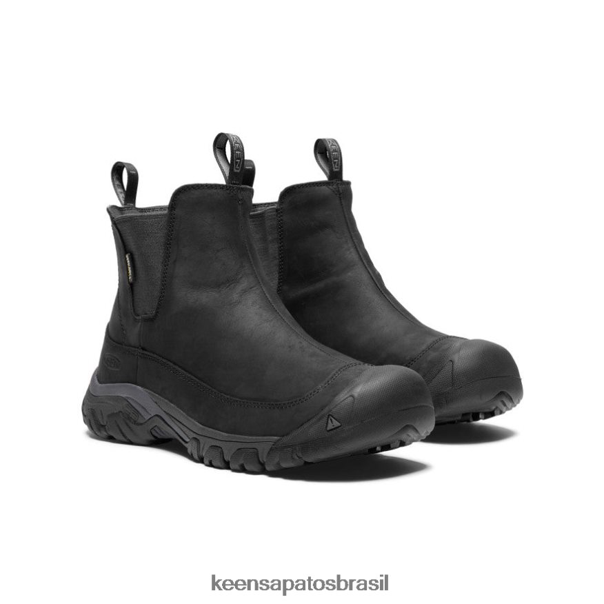 KEEN calçados J8VDXX145 Corvo Preto bota impermeável de ancoragem iii homens - Image 2