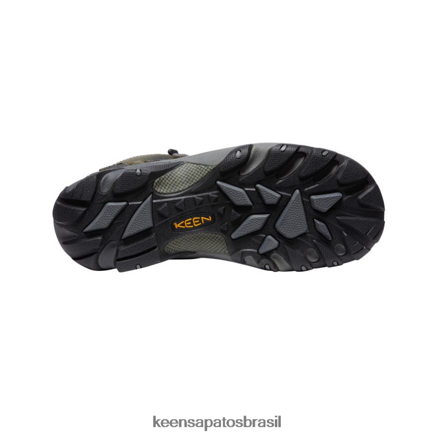 KEEN calçados J8VDXX152 cinza aço/ímã bota caminhada impermeável targhee ii mid homens - Image 4