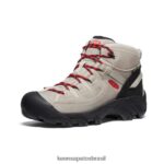 KEEN calçados J8VDXX153 safári/tapete vermelho bota caminhada impermeável targhee ii mid homens - Image 3