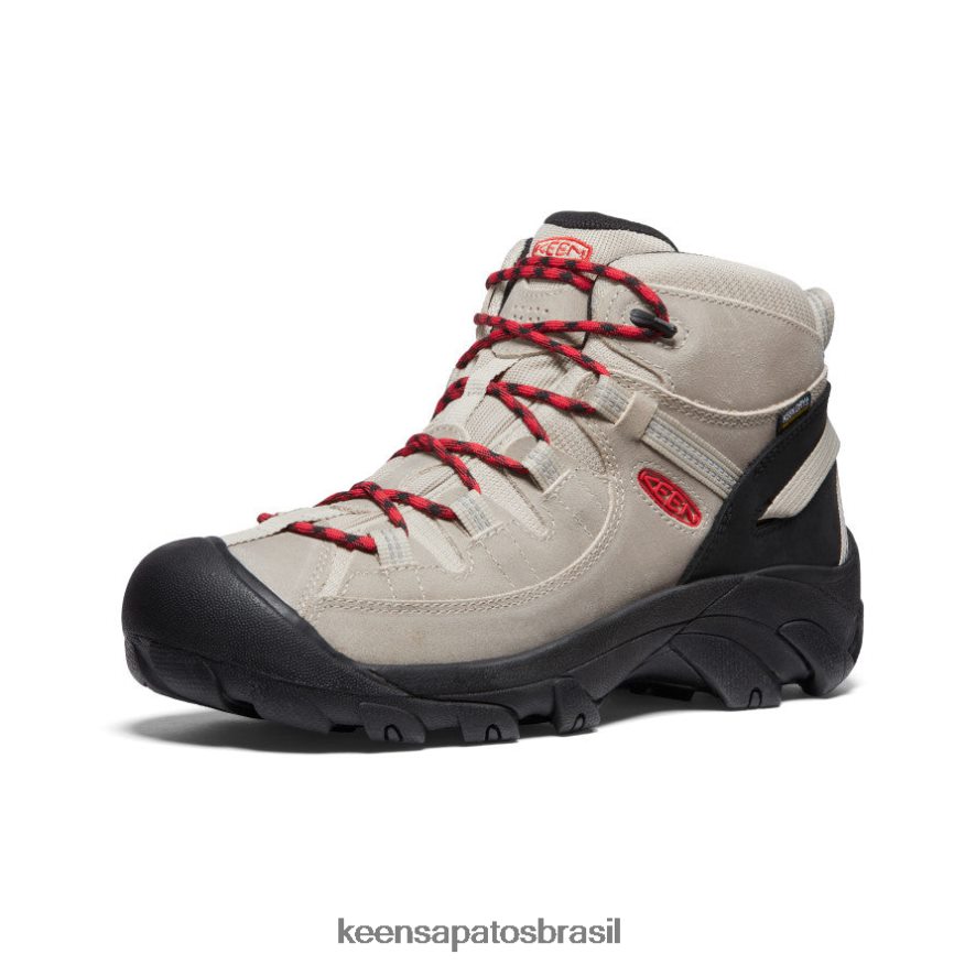 KEEN calçados J8VDXX153 safári/tapete vermelho bota caminhada impermeável targhee ii mid homens - Image 3