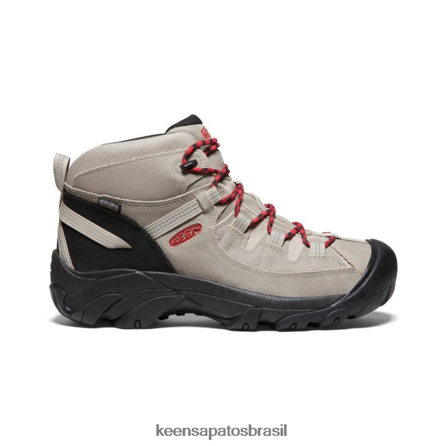 KEEN calçados J8VDXX153 safári/tapete vermelho bota caminhada impermeável targhee ii mid homens - Image 1