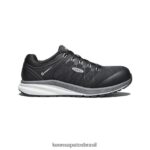 KEEN calçados J8VDXX158 vapor/preto energia vista (dedo do pé de fibra de carbono) homens