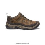 KEEN calçados J8VDXX162 shitake/tigrado sapato impermeável circadia largo homens