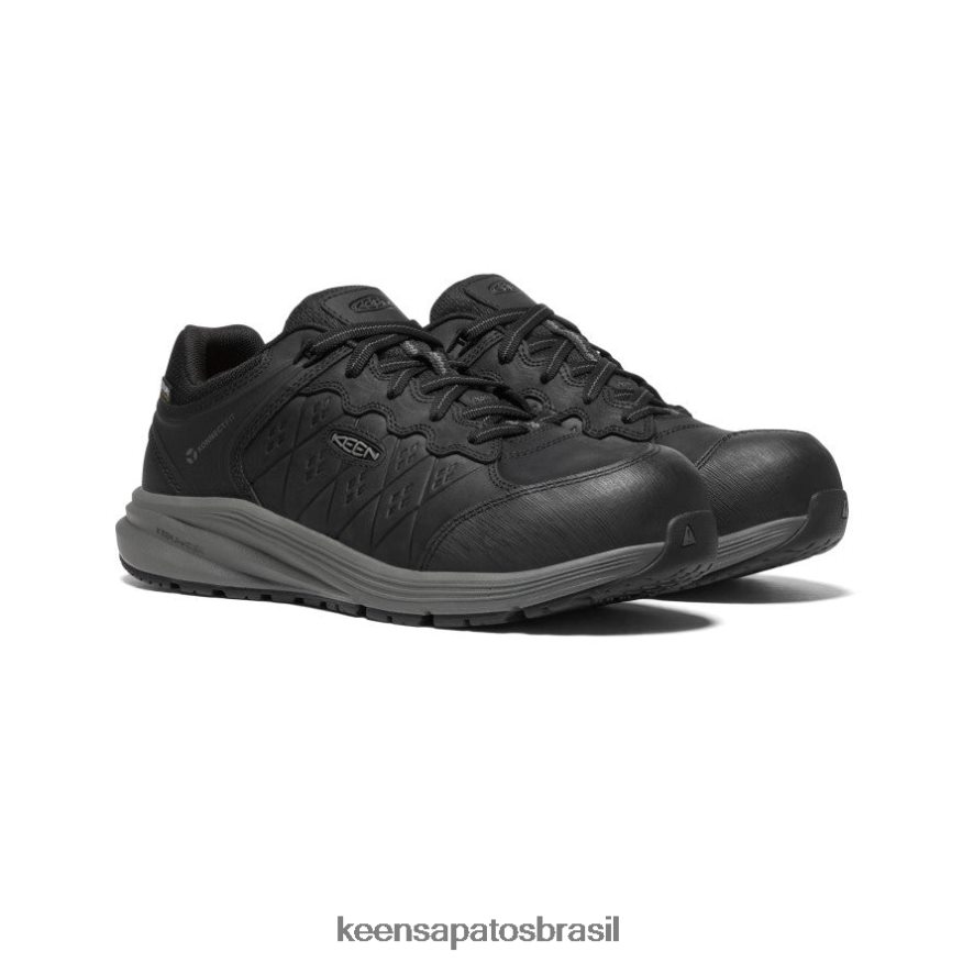 KEEN calçados J8VDXX163 preto/arma metálica vista energy+ à prova d'água (biqueira de fibra de carbono) homens - Image 2