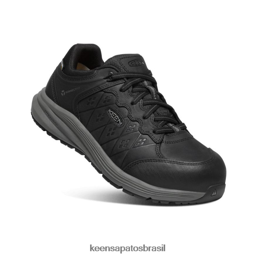 KEEN calçados J8VDXX163 preto/arma metálica vista energy+ à prova d'água (biqueira de fibra de carbono) homens - Image 3
