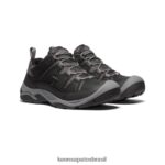 KEEN calçados J8VDXX171 preto/cinza aço sapato de ventilação circadia homens - Image 2