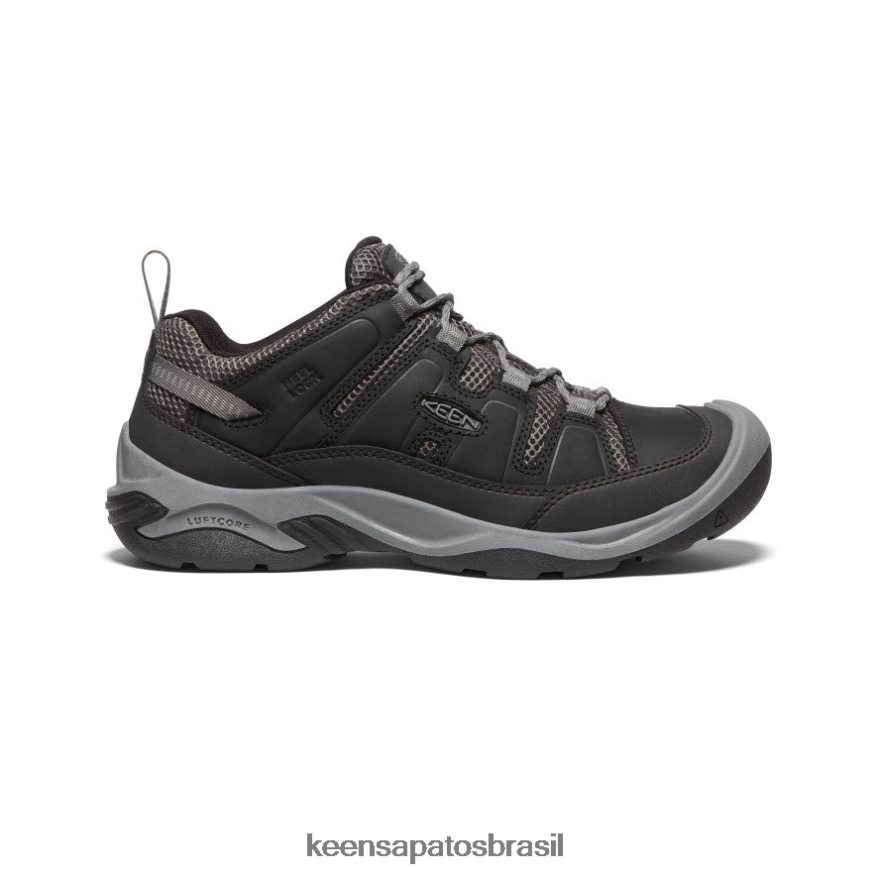 KEEN calçados J8VDXX171 preto/cinza aço sapato de ventilação circadia homens - Image 1