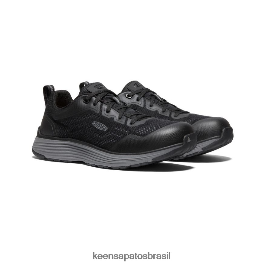 KEEN calçados J8VDXX198 cinza aço/preto sparta 2 esd (dedo macio) homens - Image 2