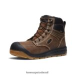 KEEN calçados J8VDXX1 terra escura/goma Fort Wayne 6" (dedo macio) homens - Image 3