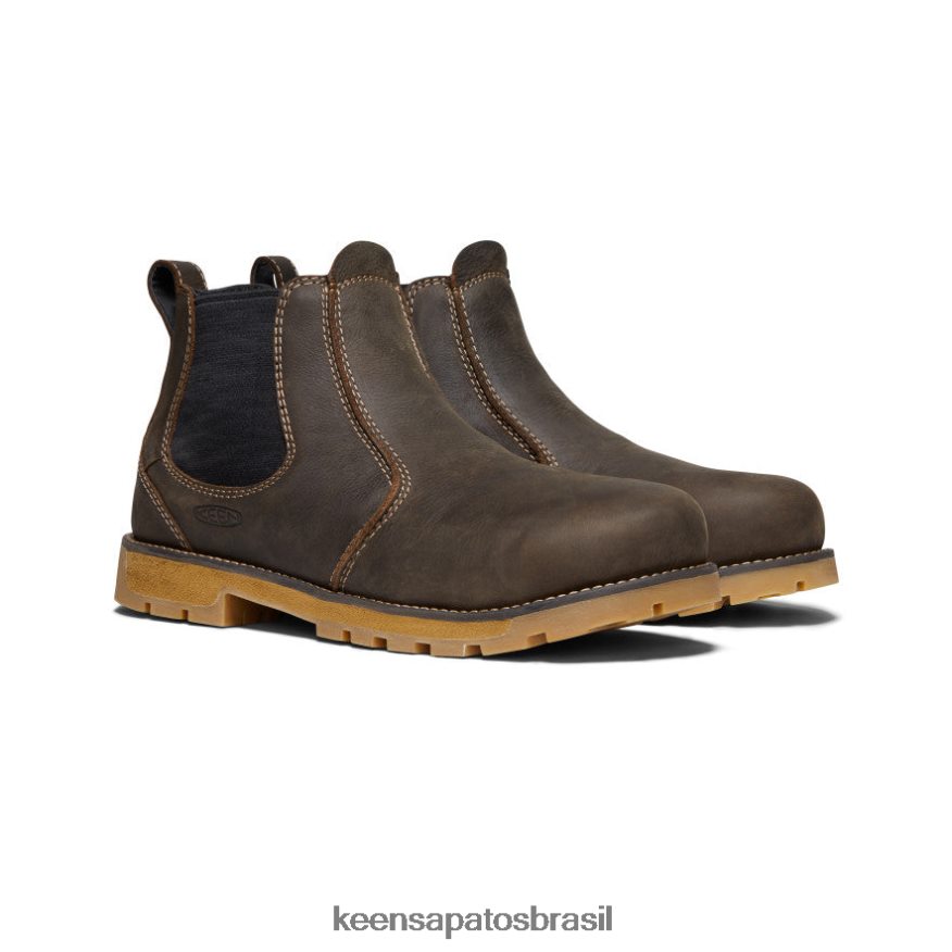 KEEN calçados J8VDXX200 cascata marrom/goma Seattle Romeo (biqueira de alumínio) homens - Image 2
