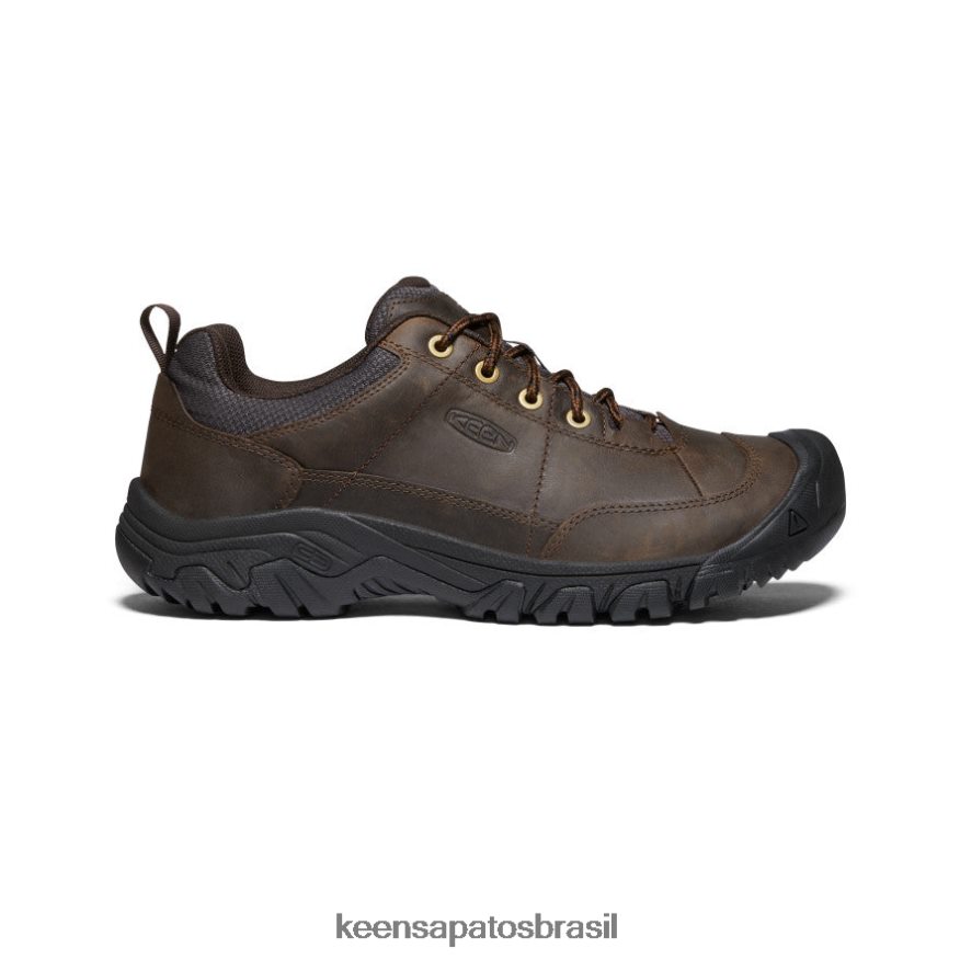 KEEN calçados J8VDXX203 terra escura/cobertura morta sapato oxford targhee iii homens - Image 1