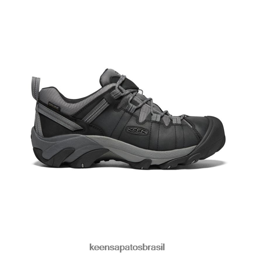 KEEN calçados J8VDXX204 preto/cinza aço targhee ii à prova d'água homens - Image 1