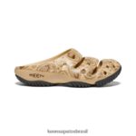 KEEN calçados J8VDXX210 café com leite paisley artes iogui homens