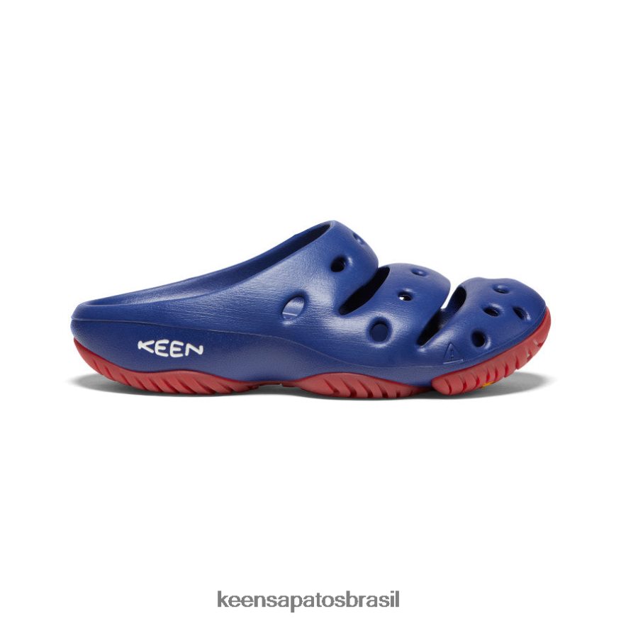 keen_calcados_j8vdxx215_profundidades_azuis_tapete_vermelho_iogue_homens.jpg KEEN calçados J8VDXX215 profundidades azuis/tapete vermelho iogue homens - Image 1