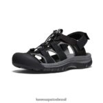 KEEN calçados J8VDXX219 preto/cinza aço sandalia rapids h2 homens - Image 3