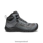 KEEN calçados J8VDXX21 ímã/preto reno mid kbf à prova d'água (biqueira de fibra de carbono) homens