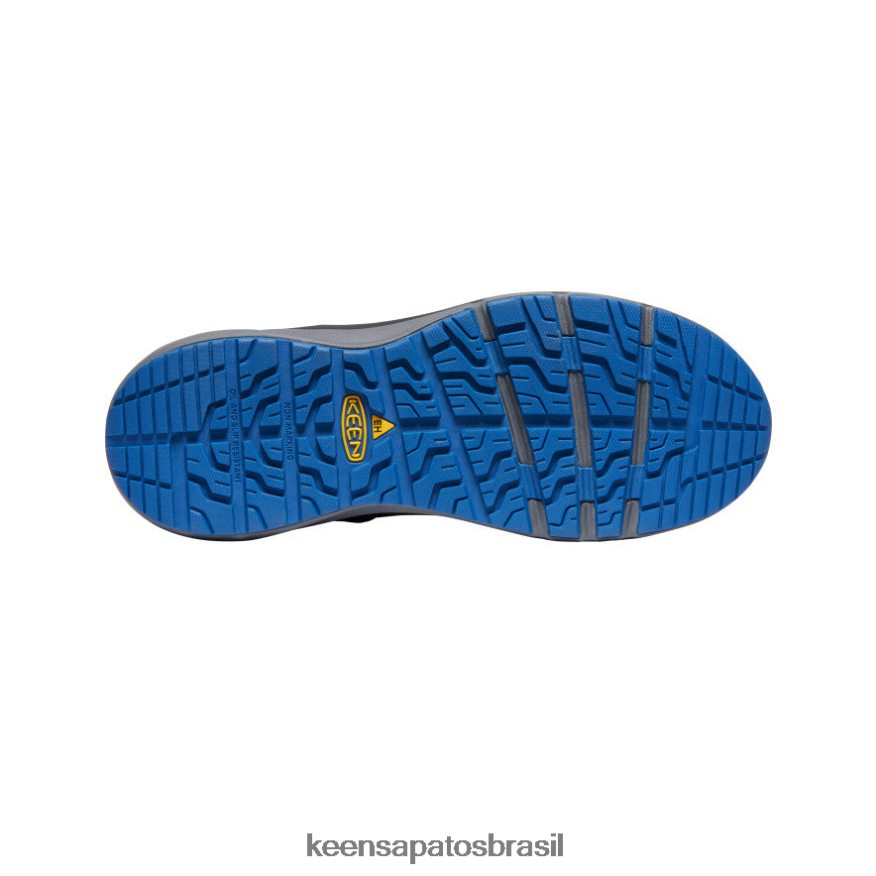 KEEN calçados J8VDXX222 cinza aço/cobalto brilhante bota impermeável com gancho vermelho (biqueira de fibra de carbono) homens - Image 4