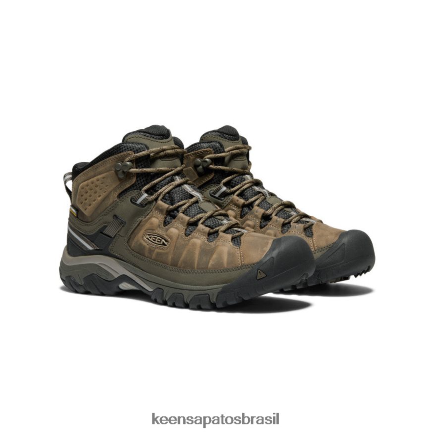 KEEN calçados J8VDXX229 corda elástica/preta targhee iii impermeável médio homens - Image 2