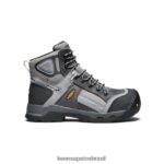 KEEN calçados J8VDXX239 ímã/aço cinza davenport 6" homens