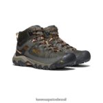 KEEN calçados J8VDXX246 azeitona preta/castanho dourado targhee iii impermeável médio largo homens - Image 2