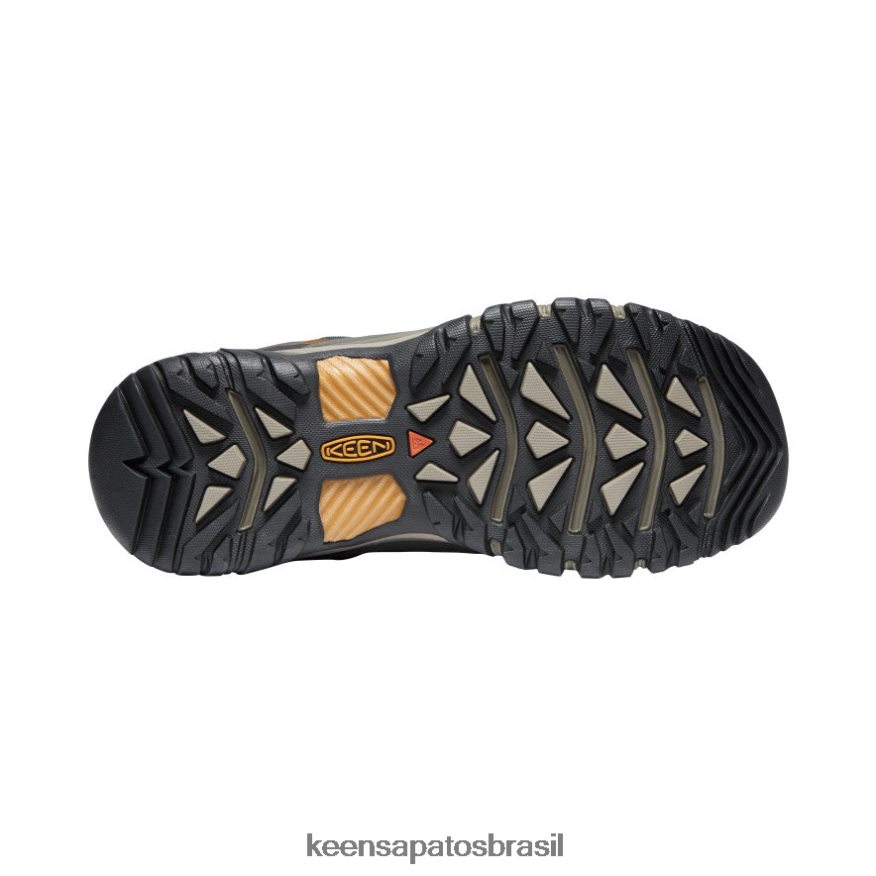 KEEN calçados J8VDXX246 azeitona preta/castanho dourado targhee iii impermeável médio largo homens - Image 4