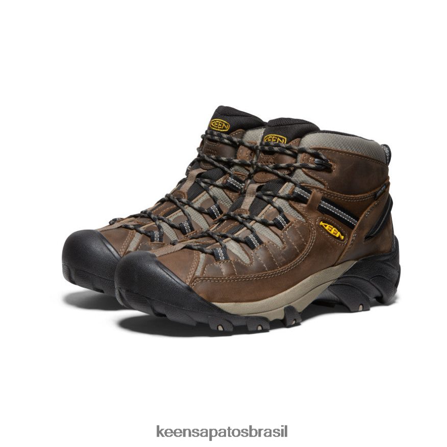 KEEN calçados J8VDXX248 shitake/tigrado targhee ii impermeável médio largo homens - Image 2