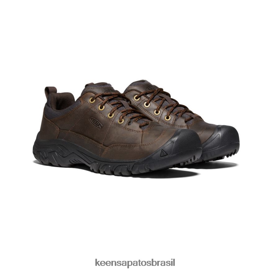 KEEN calçados J8VDXX252 terra escura/cobertura morta sapato oxford largo targhee iii homens - Image 2