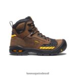 KEEN calçados J8VDXX255 terra escura/preta troy 6" homens